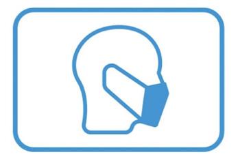 Icon of a person wearing a face mask