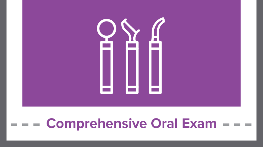 Graphic icon of dental tools