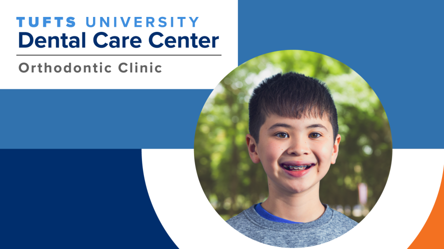 Tufts University Dental Care Clinic smiling boy